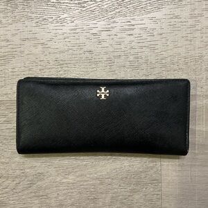 Tory Burch Folding Wallet Black Women’s